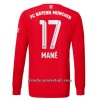 Camiseta de fútbol Manga Larga FC Bayern de Múnich Mane 17 Primera Equipación 2022-23 - Hombre